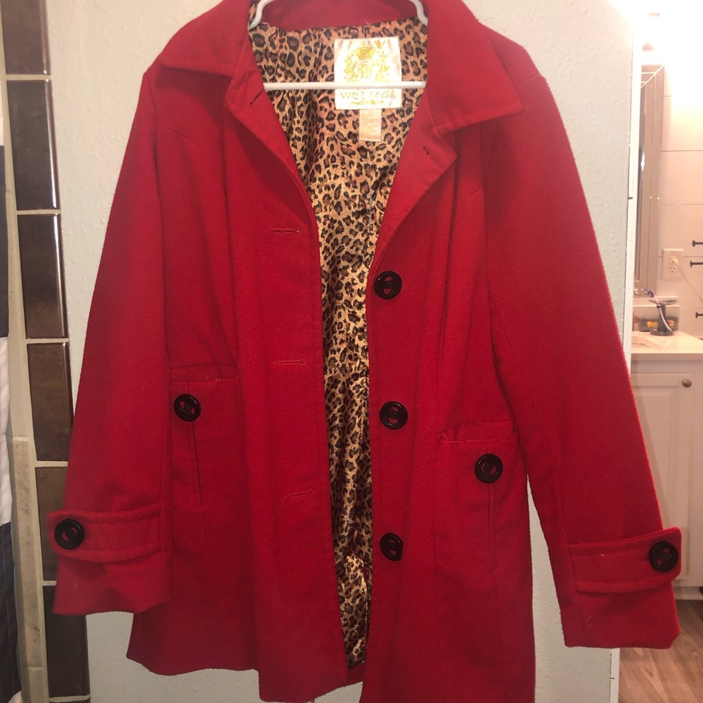 Red Peacoat